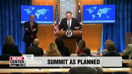Secretary Pompeo confirms North Korea-U.S. summit for February