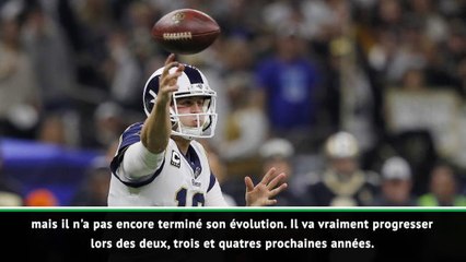 Superbowl LIII - Warner : "Goff va encore progresser"
