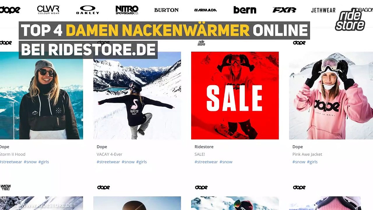Top 4 Damen Nackenwärmer online bei Ridestore