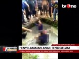 Aksi Heroik Penyelamatan Bocah Tenggelam di Saluran Air