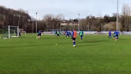 Entrenamiento del Real Oviedo (30/01/2019)