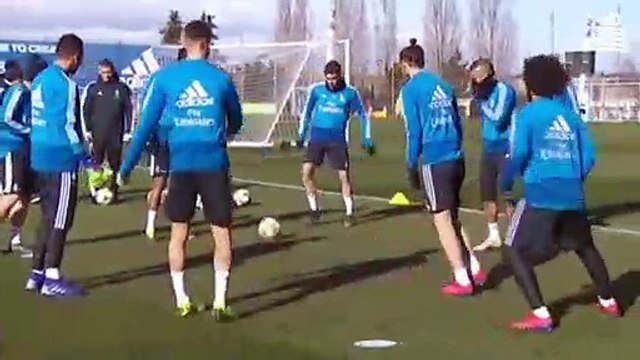 El todo OK, José Luis se cuela en el entrenamiento del Real Madrid