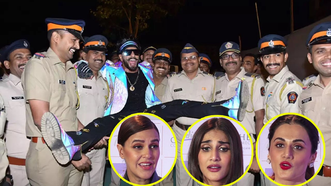 Ranveer Singh Trolled : Watch how Neha Dhupia, Taapsee Pannu & Vaani Kapoor react | FilmiBeat