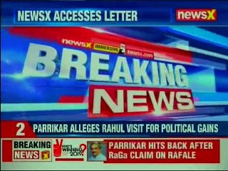 Manohar Parrikar hits back at Rahul Gandhi claim on Rafale deal