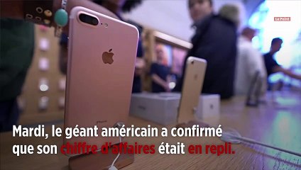 Apple : l'iPhone ne fait plus vraiment recette