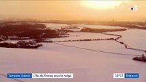 Neige : l'Île-de-France a revêtu un manteau blanc