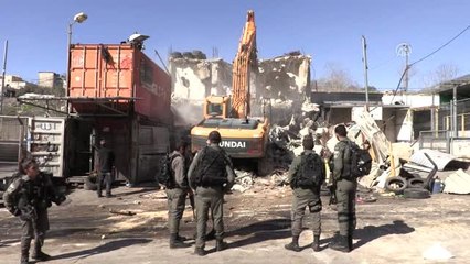 İsrail Doğu Kudüs'te Filistinlilere Ait Binayı Yıktı - Kudüs