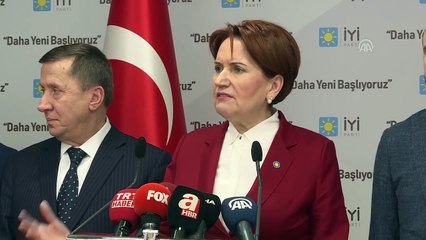 Akşener: 'Tunç Soyer meselesi bizim açımızdan kapanmıştır' - ANKARA