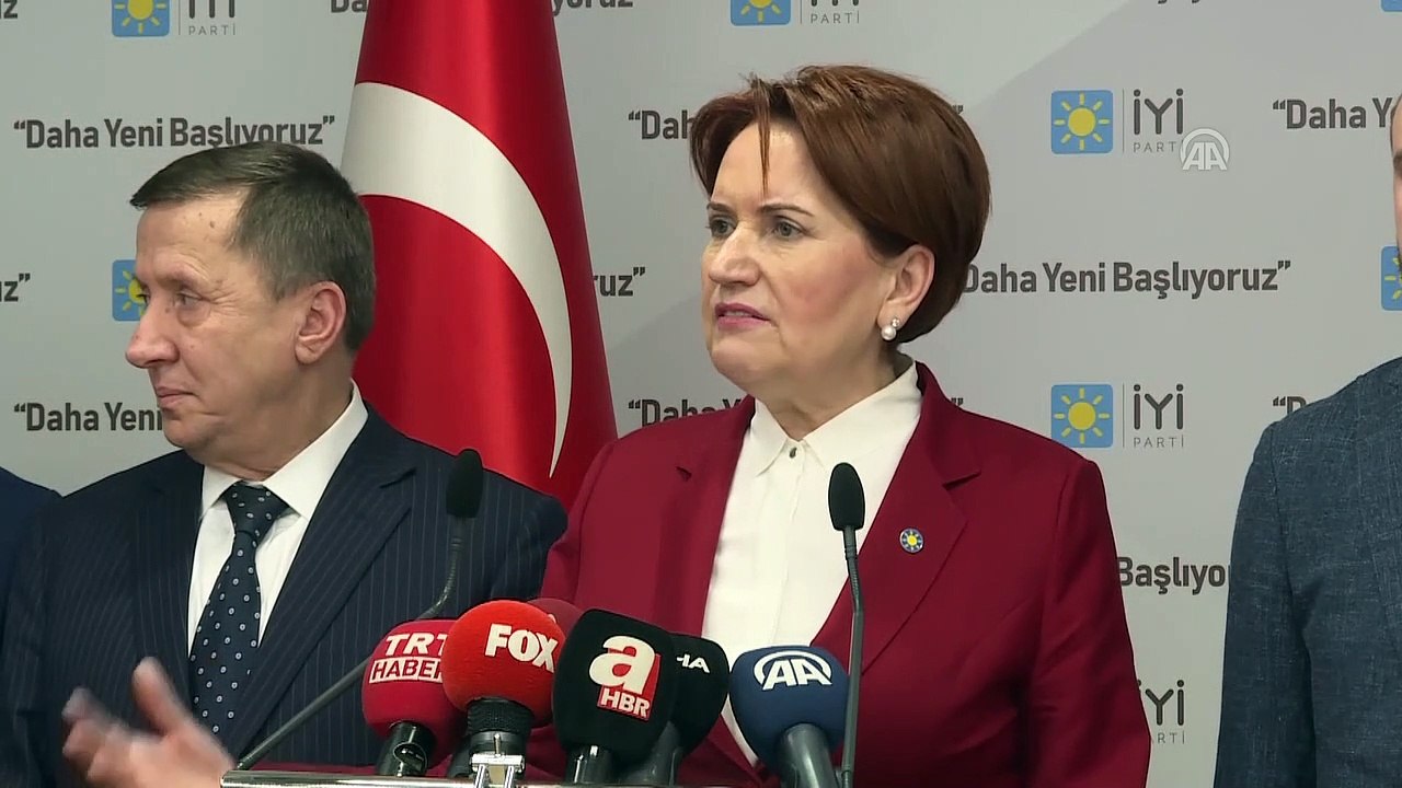 Akşener: 'Tunç Soyer meselesi bizim açımızdan kapanmıştır' - ANKARA