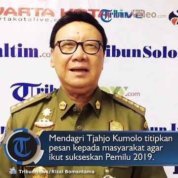 Mendagri Ajak Sukseskan Pemilu 2019 dan Lawan Racun Demokrasi