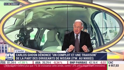 Carlos Ghosn dénonce "un complot et une trahison" de la part des dirigeants de Nissan - 30/01