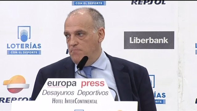Tebas sobre la llamada de Florentino a Rubiales: No me parece bien que llame