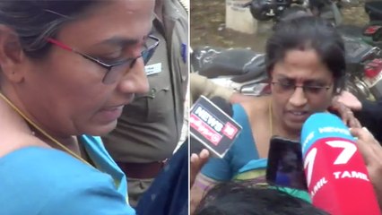 கோர்ட் வளாகத்தில் மவுனத்தை கலைத்த நிர்மலாதேவி- வீடியோ