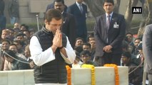 Rahul Gandhi, Manmohan Singh pay homage to Mahatma Gandhi on his death anniversary