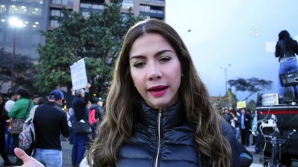 Kolombiya'da Başsavcı Martinez'in istifası için protesto - BOGOTA