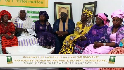 Presentation livre " Le Sauveur" à Ouakam