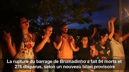 Brésil: veillée à la bougie en mémoire des victimes