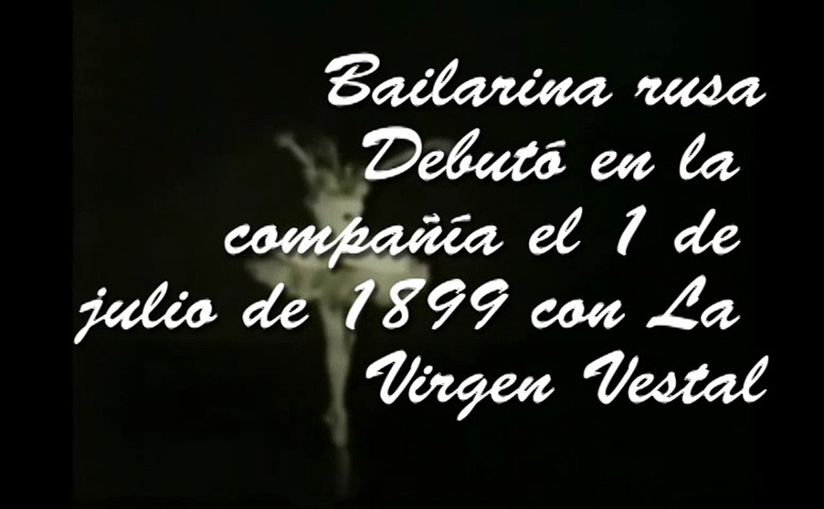 Ana Pavlova recordemos junto a Mariana Flores de Camino