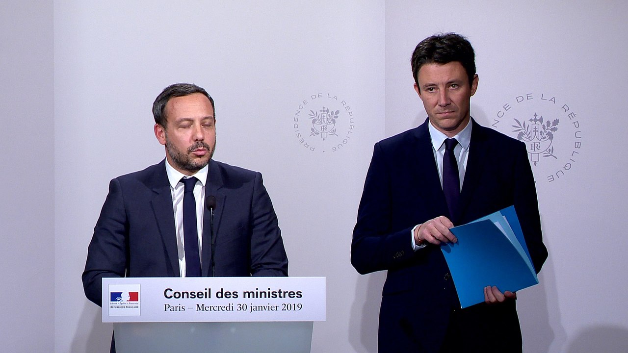 Compte-rendu du Conseil des ministres du mercredi 30 janvier 2019