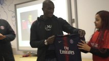 PSG - Diaby nouveau parrain de l’école Rouge & Bleu de Paris XIX