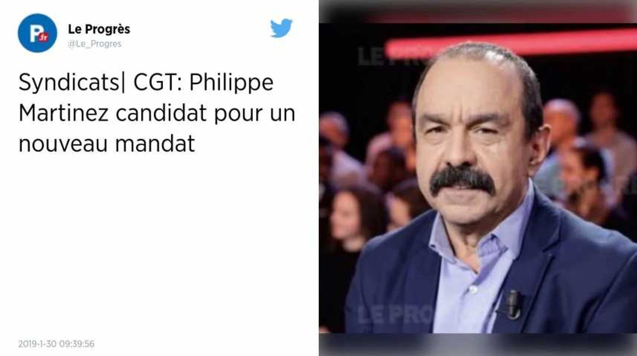 Philippe Martinez est candidat pour un nouveau mandat à la tête de la CGT