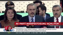 AK Parti'nin yerel seçim manifestosu 11 maddeden oluşuyor