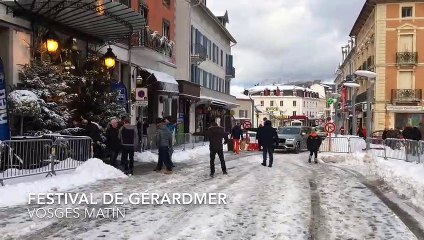 Les invités du festival du film fantastique arrivent au Grand Hôtel de Gérardmer