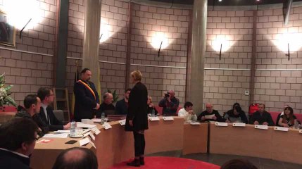 Colfontaine : Sylvie Muratore, présidente du CPAS, prête serment