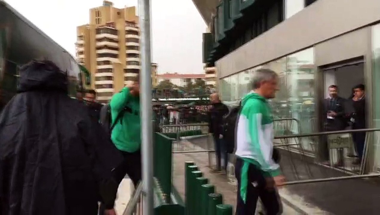 Real Betis - Espanyol: La Llegada del Betis al Villamarín