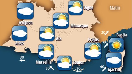 Météo en Provence de ce jeudi 31 janvier