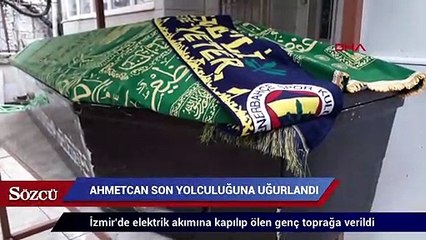 Ahmetcan, Fenerbahçe atkısı ile son yolculuğuna uğurlandı