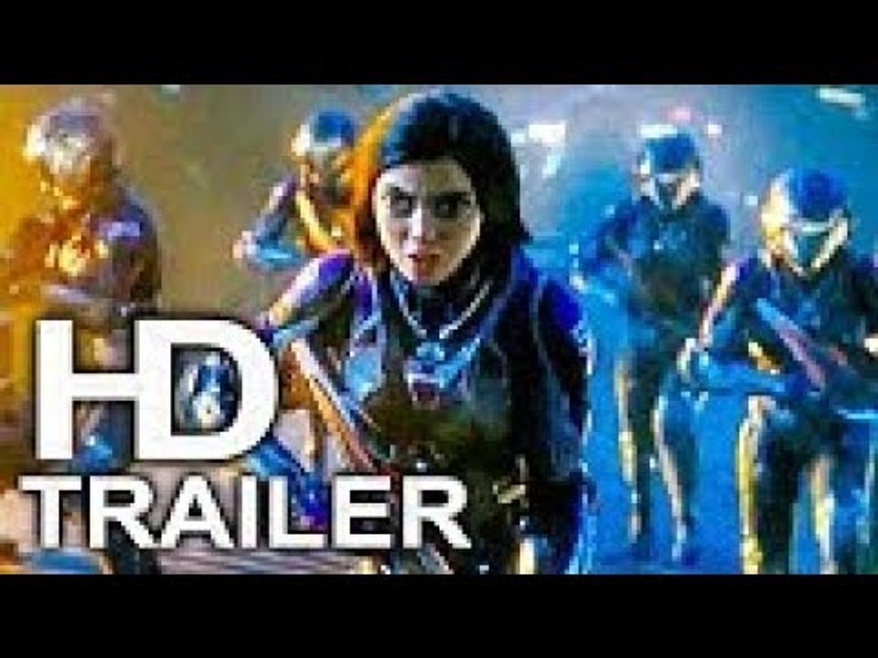 ALITA BATTLE ANGEL (FIRST LOOK - Outer Space Fight Trailer NEW) 2019 James Cameron Sci Full HD