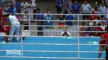 Finales de Boxeo - Juegos CA - 91 kgs -  Jeffrey Gonzales (NIC) VS Anthony Solano (CR)
