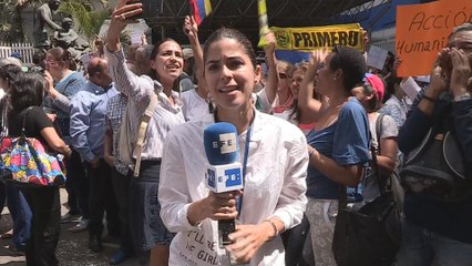 Informe a cámara: Opositores inician protesta para exigir el "cese de la usurpación" de Maduro