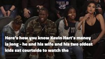 VIDEO: The Happy Harts: Kevin And Eniko Sit Courtside With The Kids For Sixers Vs. Lakers Game