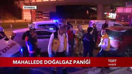 Mahallede Doğalgaz Paniği