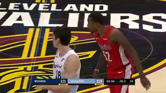 Jordan McRae (Washington Wizards) Scores 15 PTS vs. Cleveland Cavaliers