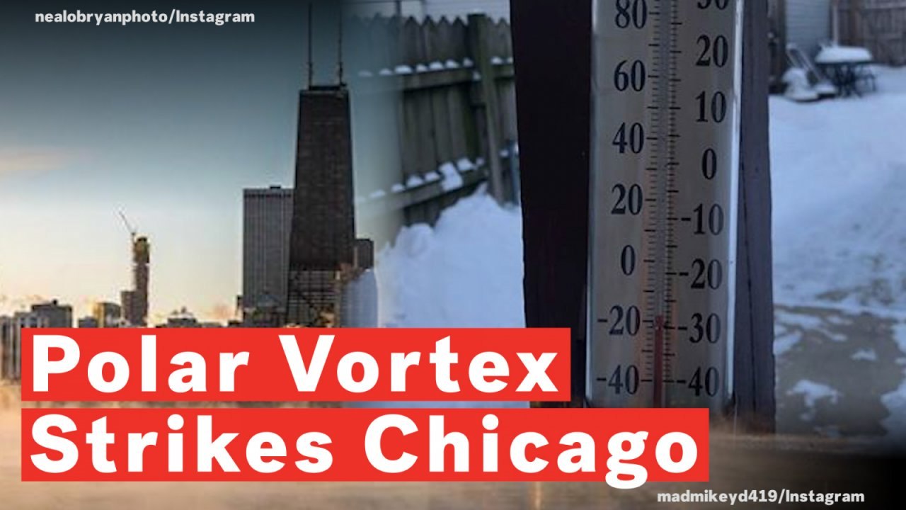 Temperatures Plunge Below Zero As Polar Vortex...
