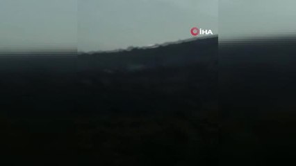 Rüzgar Türbini Alev Alev Yandı