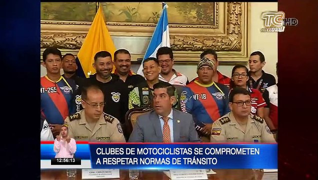Clubes de motociclistas se comprometen a respetar normas de tránsito