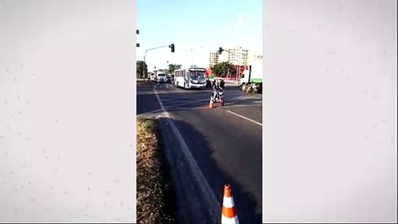 Acidente na BR 101, na Serra