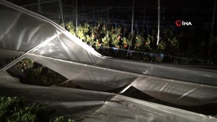 Mersin'de Hortum Seraları Yıktı Geçti