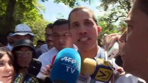 Guaidó reclama entrada de ayuda humanitaria a Venezuela