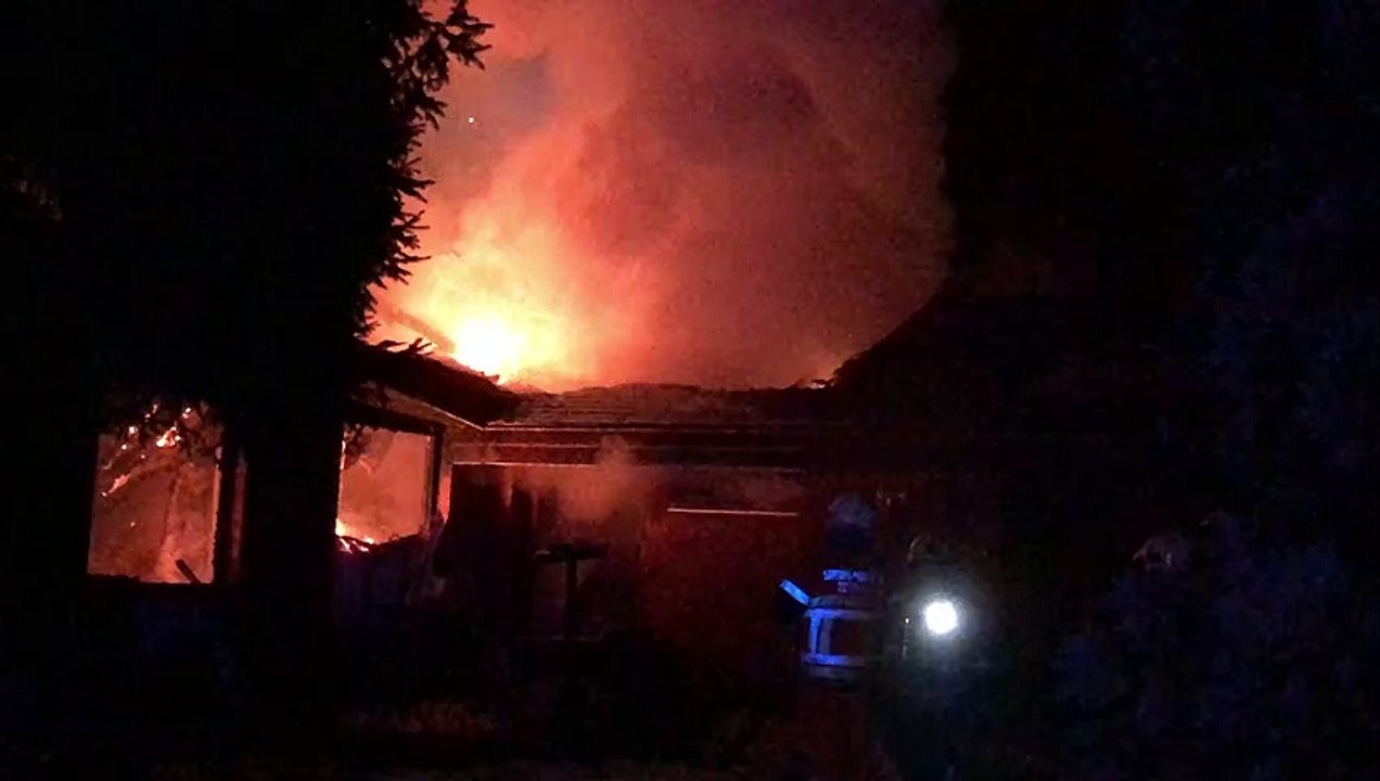 Incendie à Kain