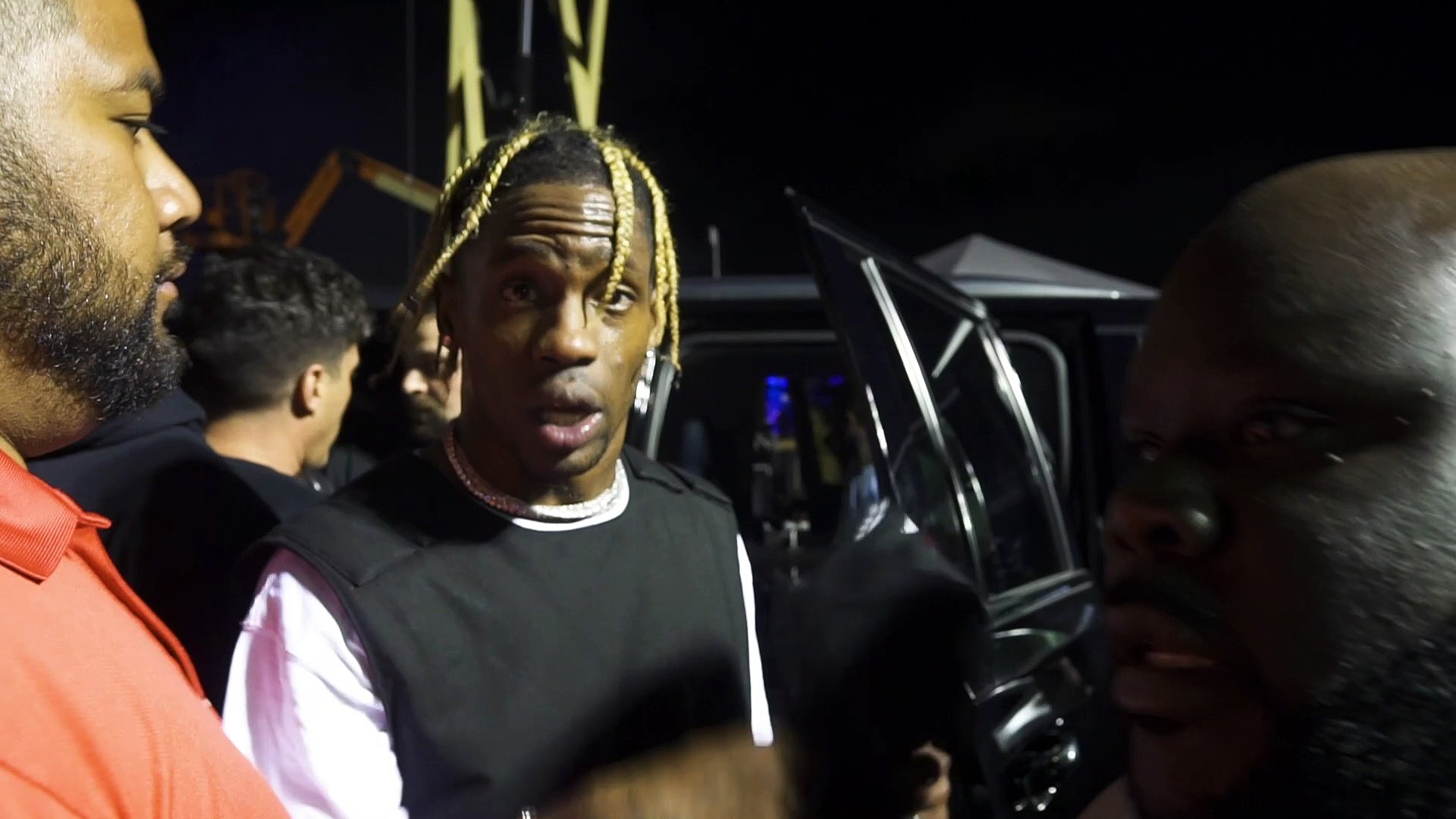 Backstage with Travis Scott at Rolling Loud Bay Area