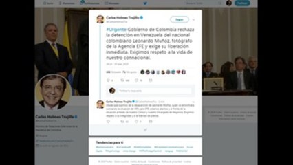 Colombia pidió la liberación de fotógrafo de Efe desaparecido en Caracas