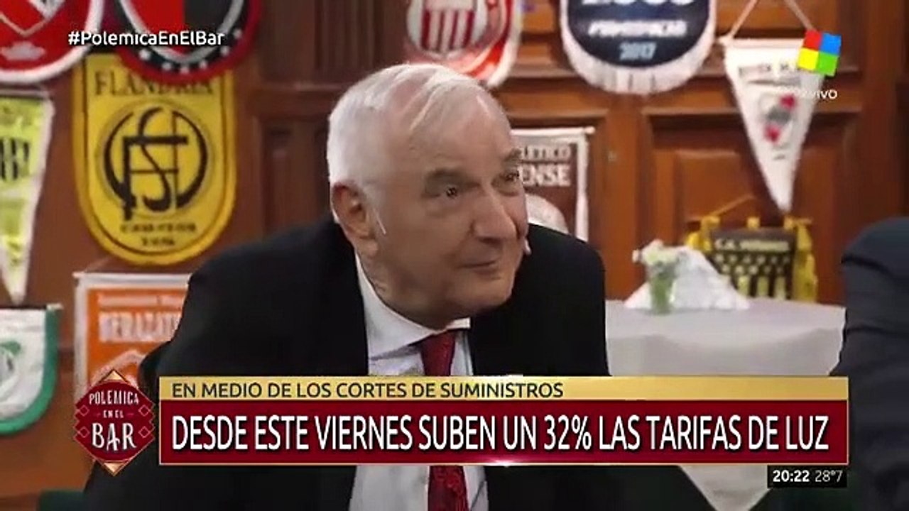 Pachu Peña parodia al vocero de una compañía eléctrica en Polémica en el Bar - 30/1/19