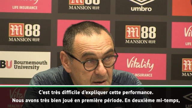 24e j. - Sarri : Difficile d'expliquer cette performance