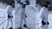 Manikarnika : Kangana Ranaut enjoys skiing after controversy in Alps; Watch video | FilmiBeat