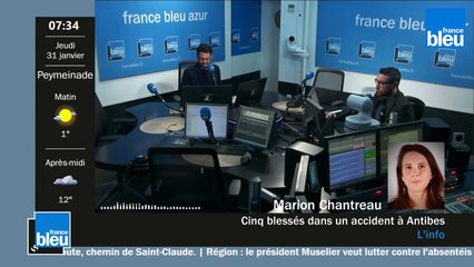 France Bleu Azur Matin du jeudi 31 janvier 2019